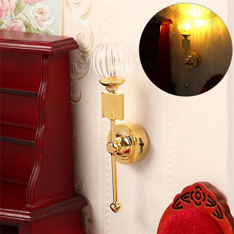 Vintage Home Textiles - ABJL 1:12 Dollhouse Miniature Wall Lamp