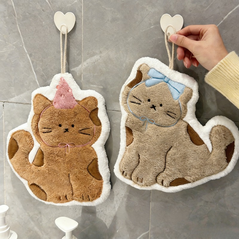 Home Textiles Usa - Creativity Cute Cat Shaped Hanging Hand