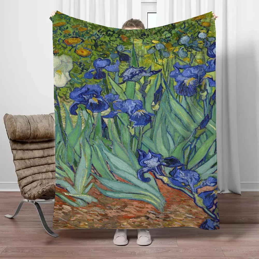 Van Gogh Boho Throw Blanket fo - đánh giá và giá Luxury Home Textiles Usa