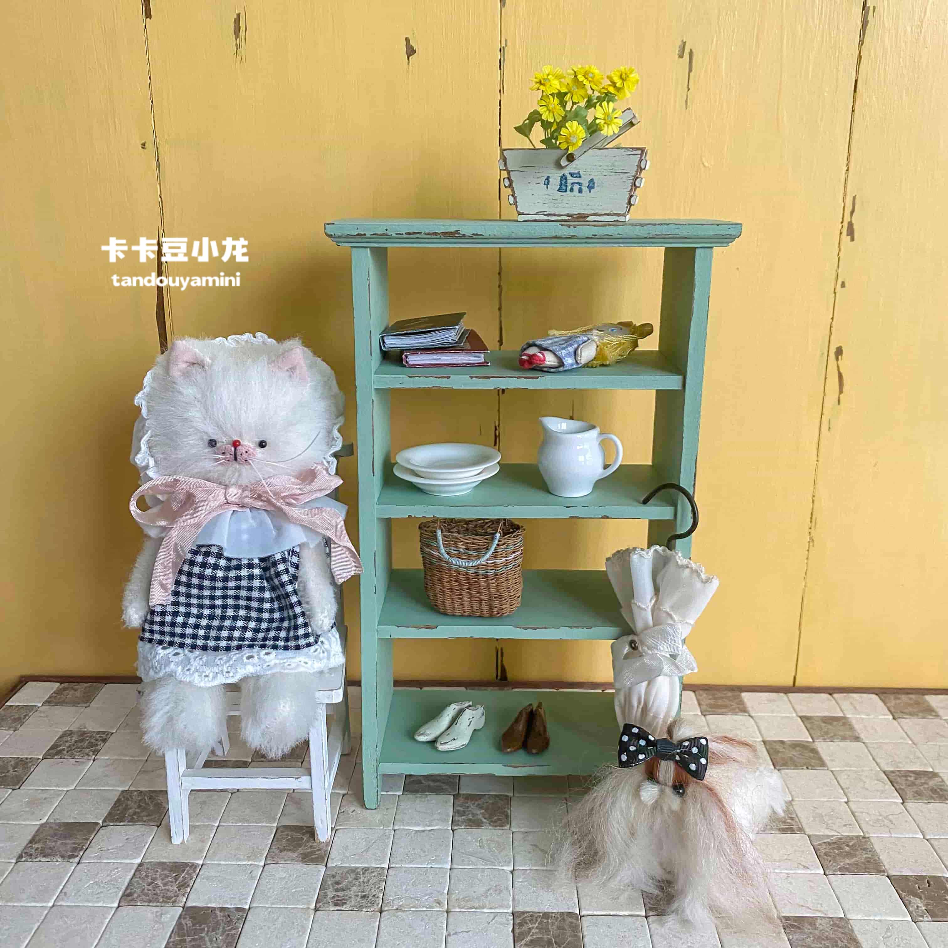 1:6 Doll House Mini Model Furn - đánh giá và giá Vintage Home Textiles