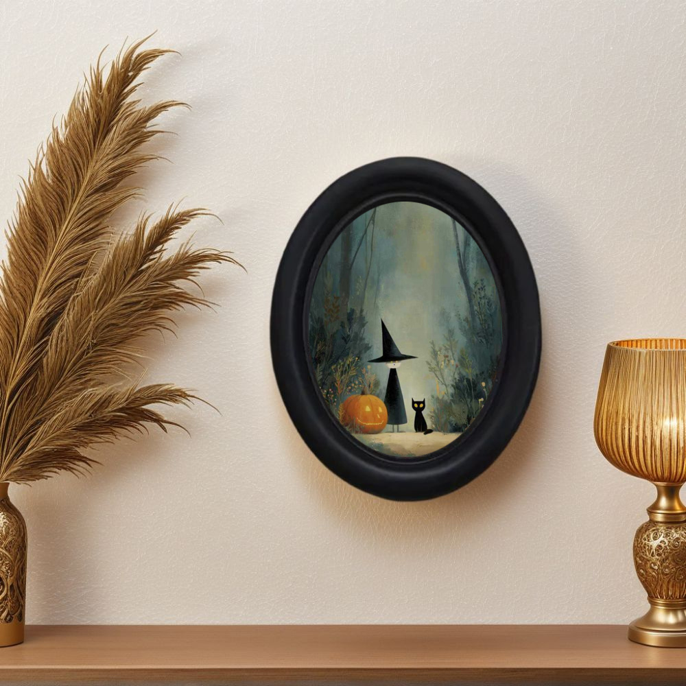 A 3D Vintage Halloween Witch a - đánh giá và giá Vintage Home Textiles