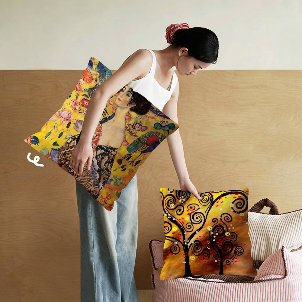 Classic Gustav Klimt Artwork P - đánh giá và giá Home Textiles Classic Fashion