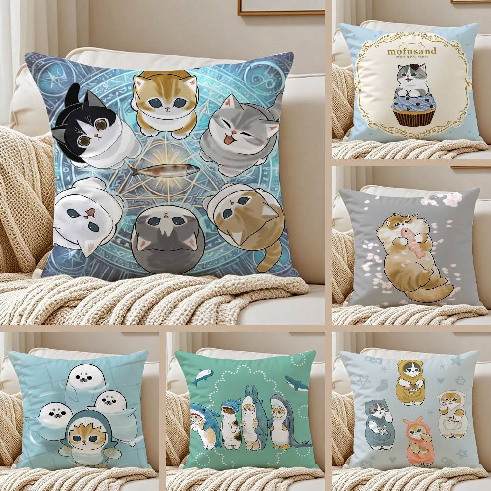 Luxury Cute mofusand cat Pillo - đánh giá và giá Luxury Home Textiles Usa