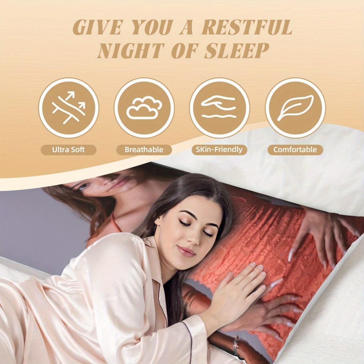 1 Custom Photo Body Pillowcase - đánh giá và giá Home Textiles Usa