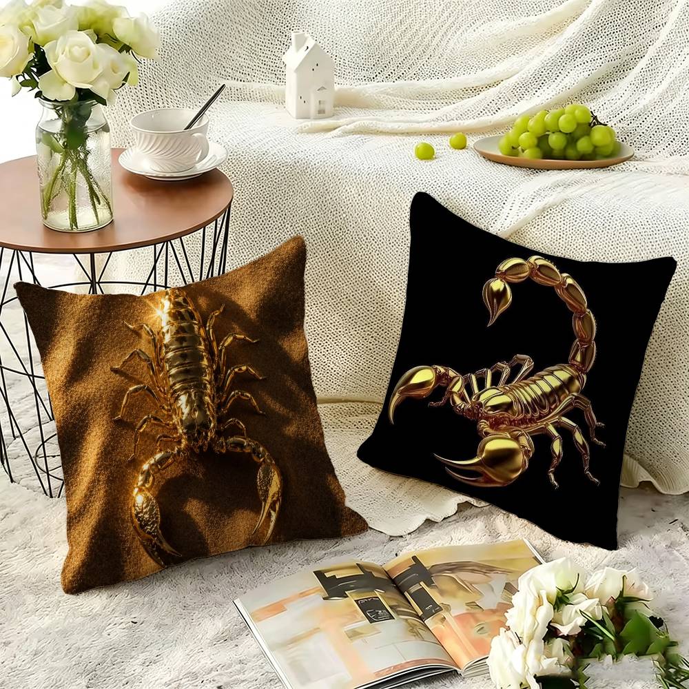 Luxury Gold S-Scorpion Square  - đánh giá và giá Luxury Home Textiles Usa